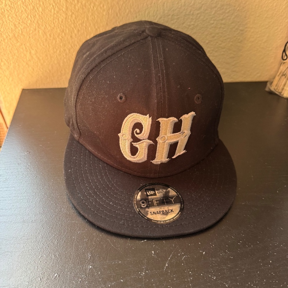 New Era 9FIFTY Snapback General Horseplay GH Logo Black Hat Streetwear Cap - Picture 2 of 8